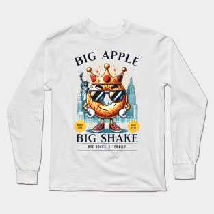 New York Earthquake - Big Apple Big Shake Funny Long Sleeve T-Shirt